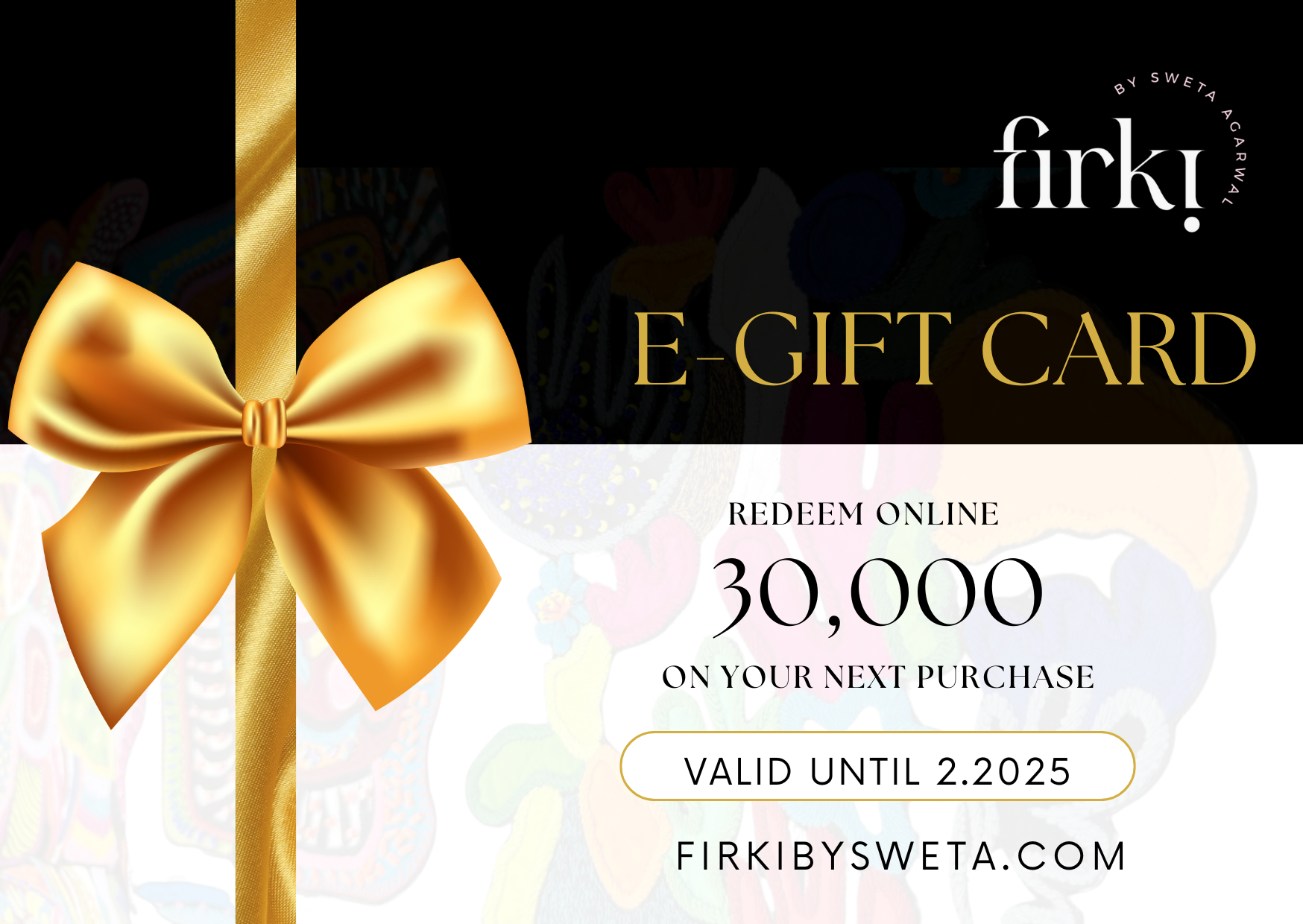 Firki E- Gift Card